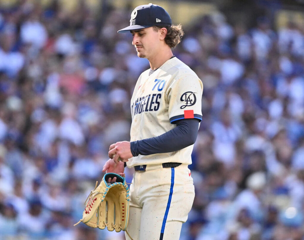 Dodgers place All-Star P Justin Wrobleski on injured list 1 day after his start in loss to Brewers