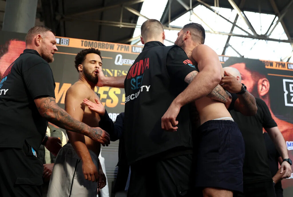 Moses Itauma and Filip Hrgovic come to blows in explosive final faceoff for IBF heavyweight title fight Moses Itauma and Filip Hrgovic come to blows in explosive final faceoff for IBF heavyweight title fight