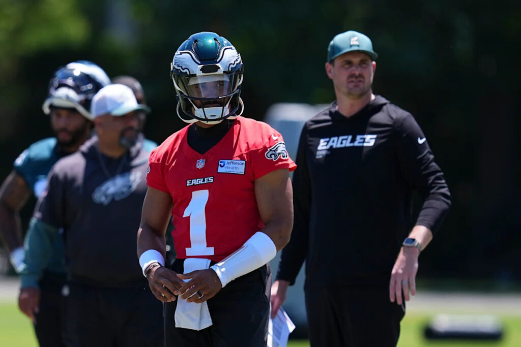 As Eagles adopt more aggressive offense, Jalen Hurts ‘not afraid of making mistakes’