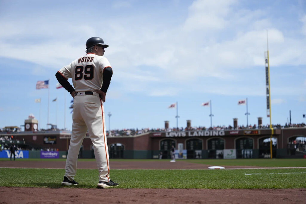 Giants third-base coach Ron Wotus ejected during lineup card exchange before Game 1 of doubleheader vs. D-backs Giants third-base coach Ron Wotus ejected during lineup card exchange before Game 1 of doubleheader vs. D-backs