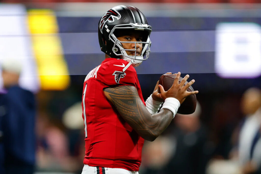 Tagovailoa, Falcons offense struggle to get started in his brief Atlanta debut