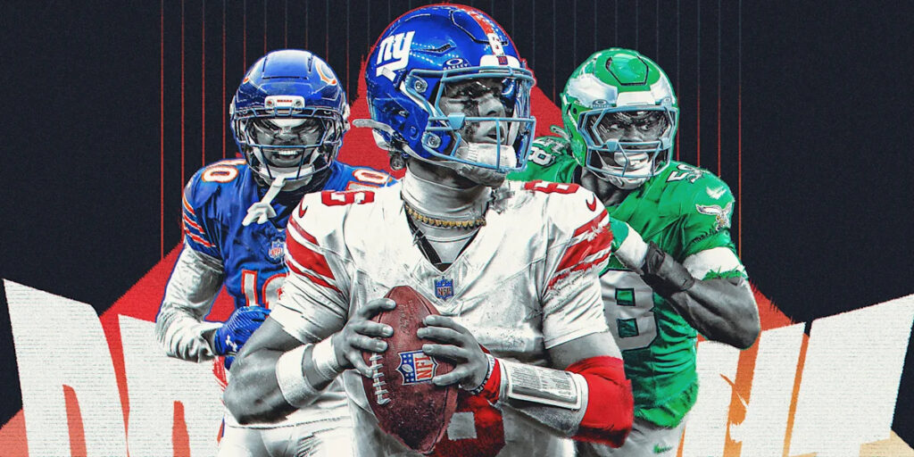 Top 10 breakout candidates for this NFL season including Jaxson Dart and Luther Burden III