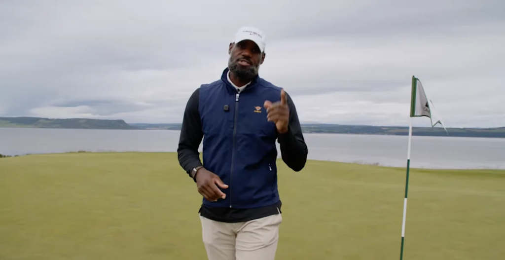 LeBron James debuts YouTube golf channel