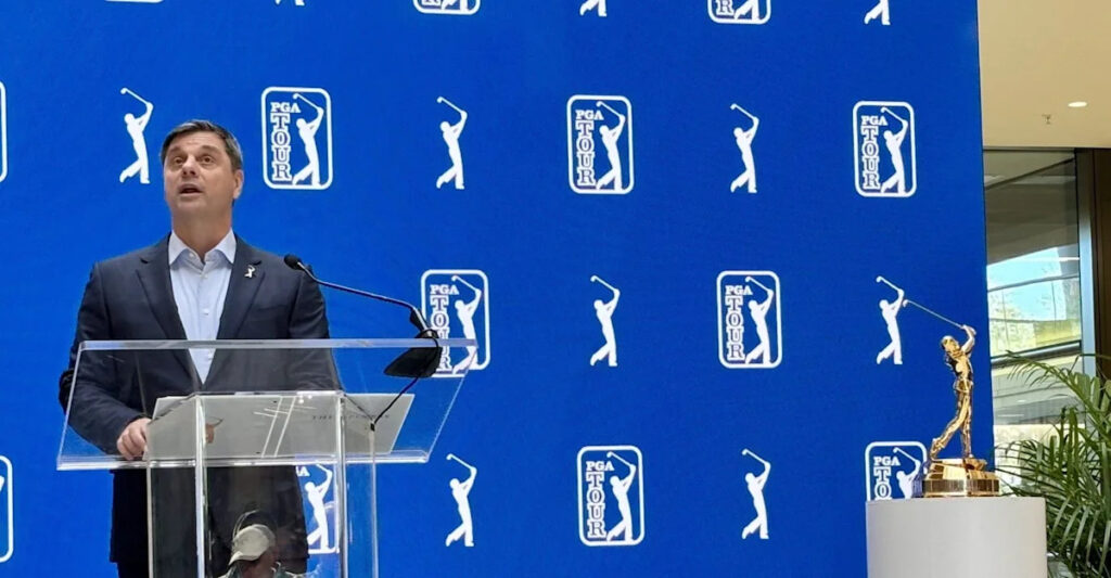 PGA Tour CEO Brian Rolapp makes it clear there’s ‘no merger, no conversations’ with LIV Golf PGA Tour CEO Brian Rolapp makes it clear there’s ‘no merger, no conversations’ with LIV Golf