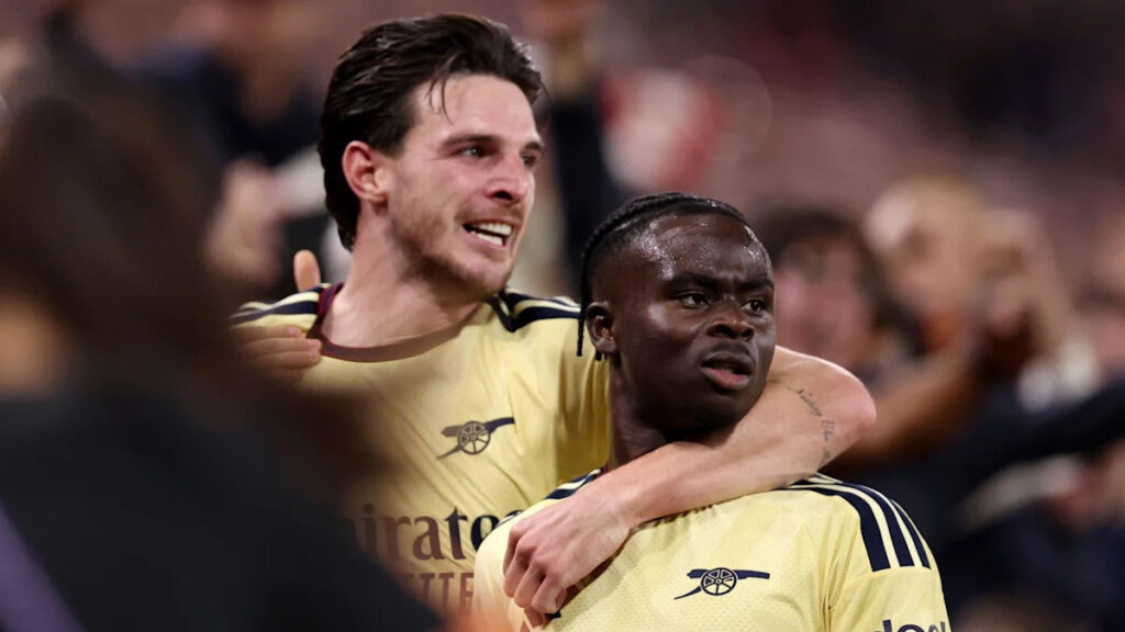 Saka scores only goal as Arsenal beat Villa