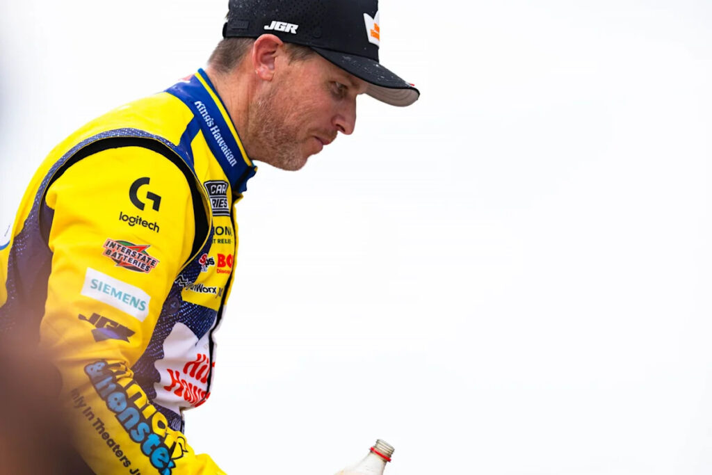 Denny Hamlin Admits He Had Zero Confidence Battling Christopher Bell at Iowa