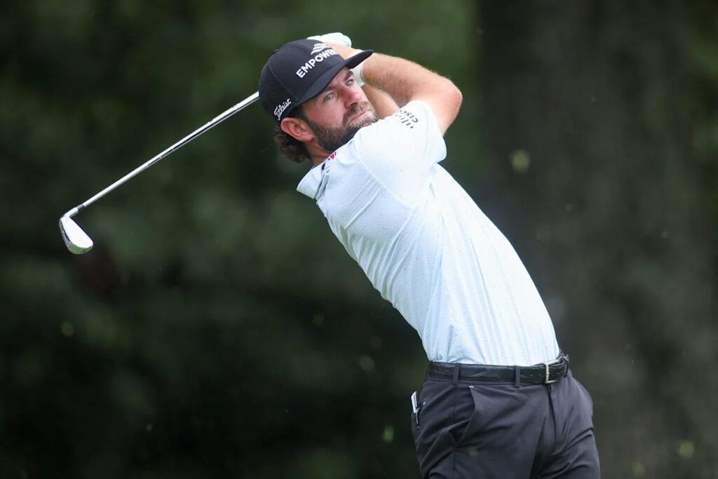 Why Cameron Young gave a handshake to no one after huge round