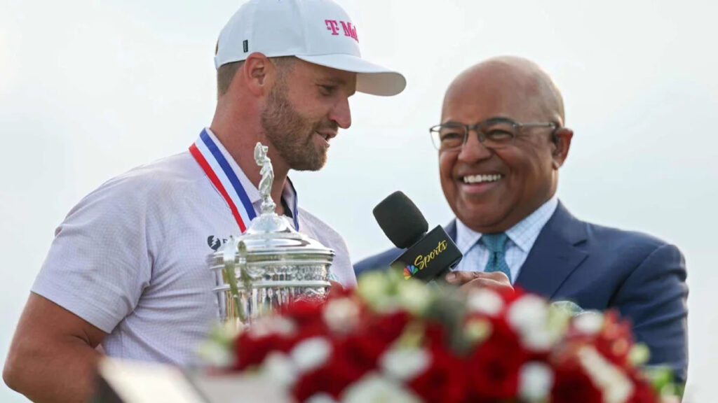 Mike Tirico’s hilarious eyewitness account of Bryson DeChambeau penalty