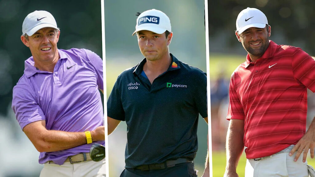 Tour Championship shootout awaits after Rory McIlroy’s sizzling Saturday