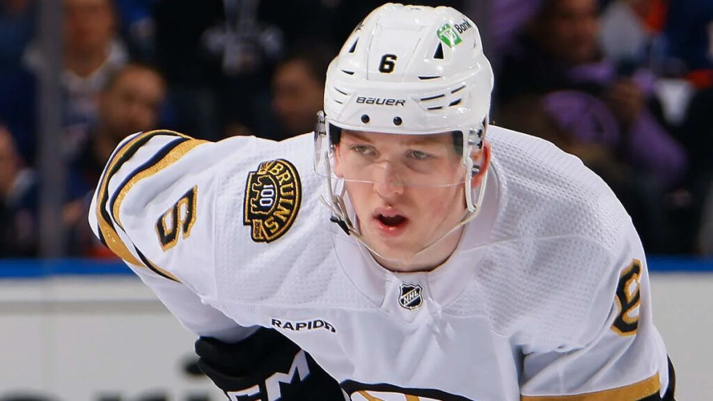 Bruins Trade Pitch Sends Mason Lohrei to Penguins For Top Prospect