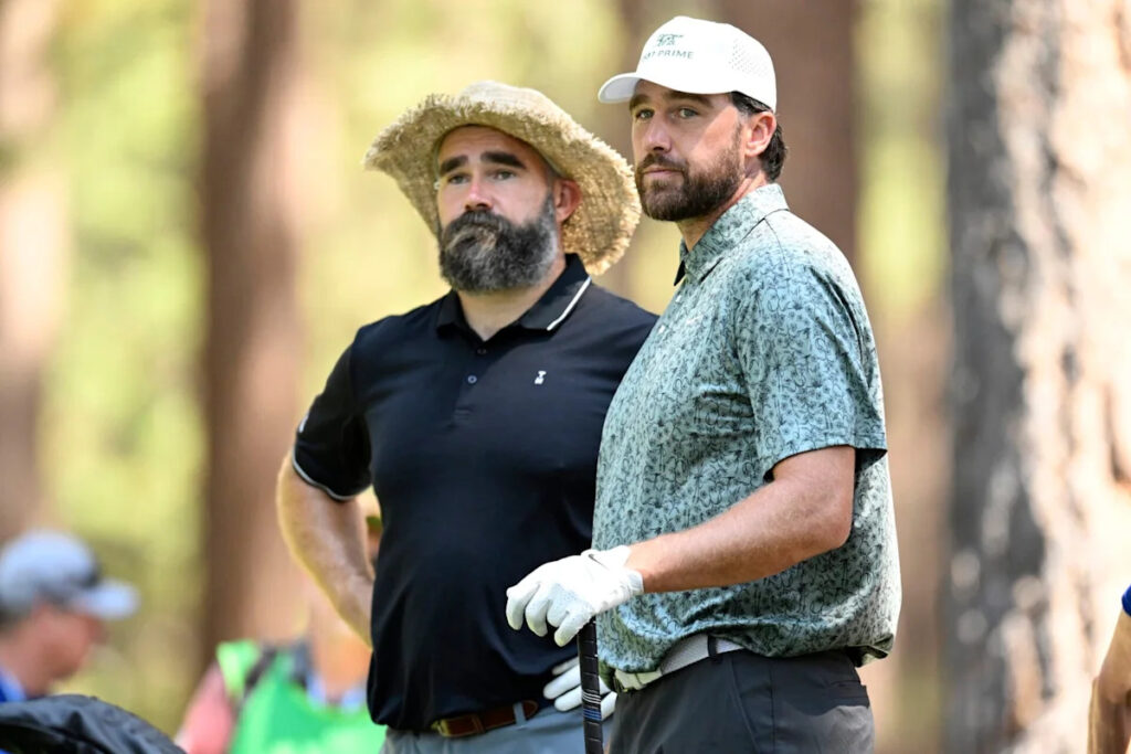 Jason Kelce reveals his golf handicap and predicts how good Travis Kelce could be after NFL retirement