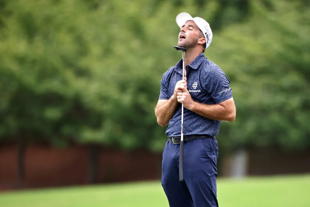 Denny McCarthy disagrees with journalist in awkward exchange after first round at the Wyndham Championship Denny McCarthy disagrees with journalist in awkward exchange after first round at the Wyndham Championship