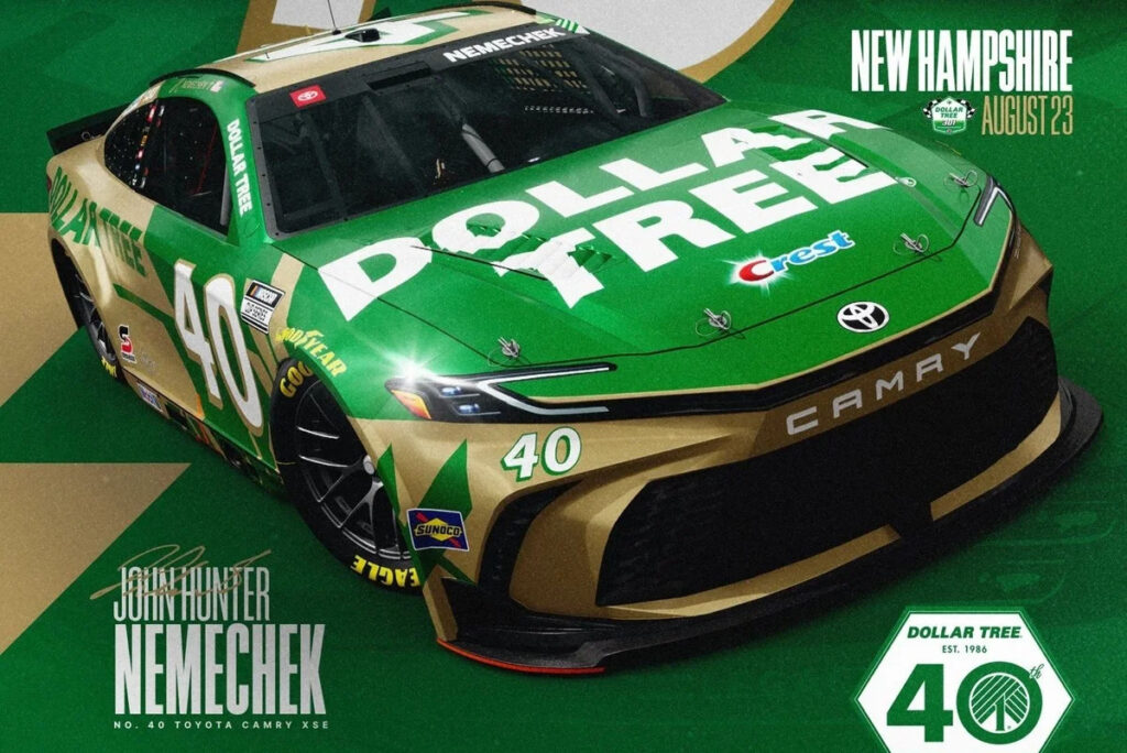 John Hunter Nemechek switches to No. 40 for special anniversary