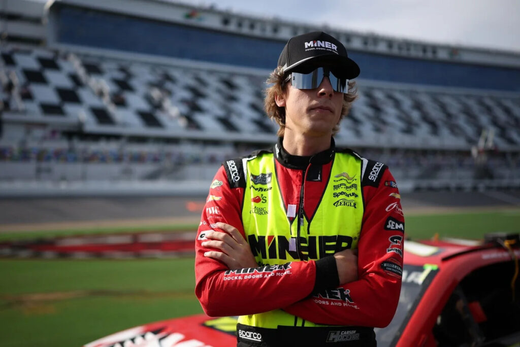 Carson Hocevar surprised after losing control in late-race Daytona crash Carson Hocevar surprised after losing control in late-race Daytona crash
