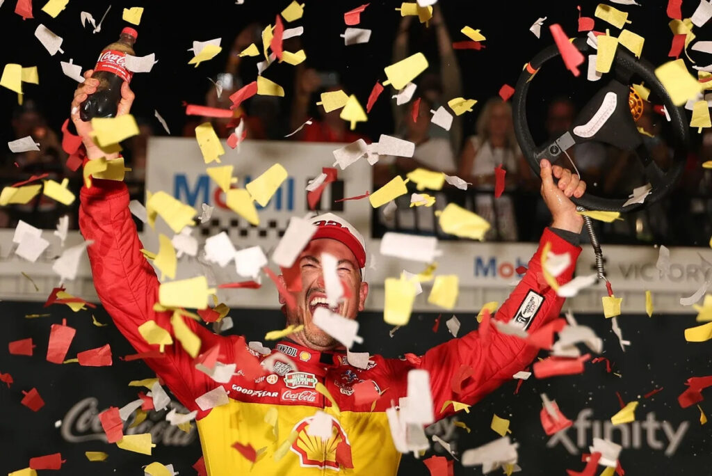 Joey Logano is winning “4 the haters” amid ‘Mickey Mouse champion’ criticism