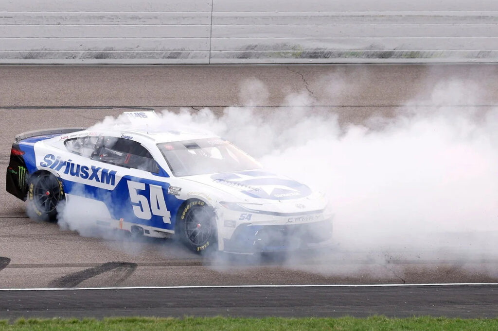 Ty Gibbs holds off Christopher Bell to win NASCAR Cup race at Iowa Ty Gibbs holds off Christopher Bell to win NASCAR Cup race at Iowa