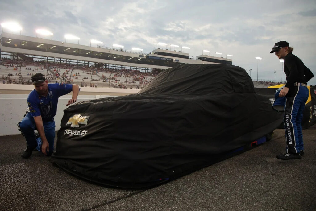 NASCAR Truck race at Richmond postponed to Saturday NASCAR Truck race at Richmond postponed to Saturday