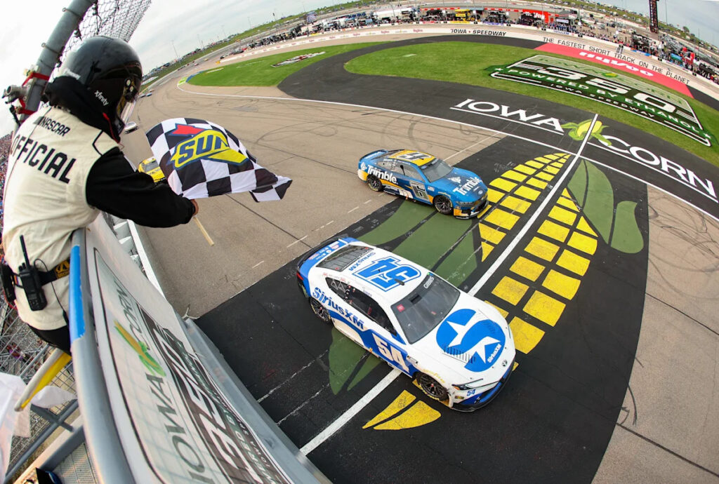 Ty Gibbs wins NASCAR Cup Series race at Iowa in August 2026