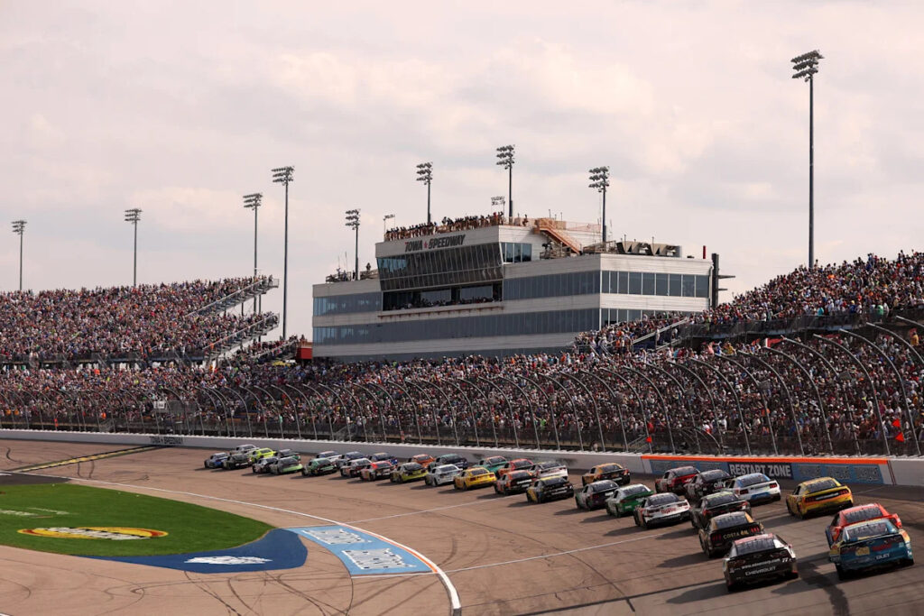 NASCAR entry list for Cup Series race at Iowa in August 2026
