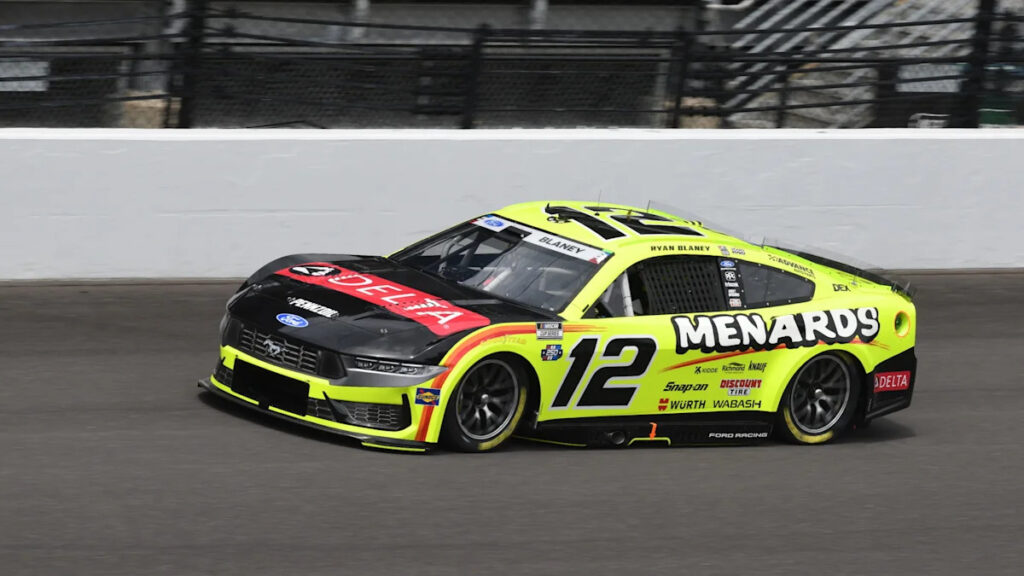 Ryan Blaney wins pole for Sunday’s NASCAR Cup Series race at Iowa Speedway