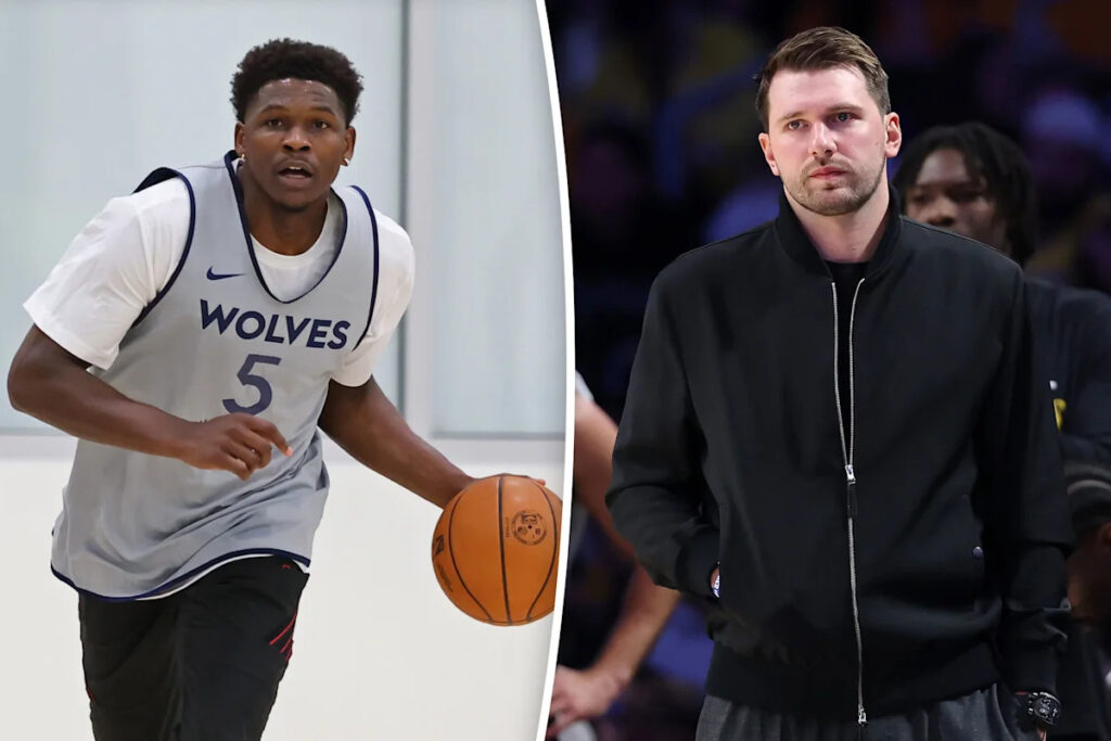 Anthony Edwards takes page from Lakers’ Luka Doncic’s pricey playbook Anthony Edwards takes page from Lakers’ Luka Doncic’s pricey playbook