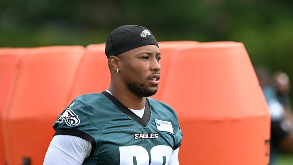 Lane Johnson: We’ll see 2024 Saquon Barkley again this year Lane Johnson: We’ll see 2024 Saquon Barkley again this year