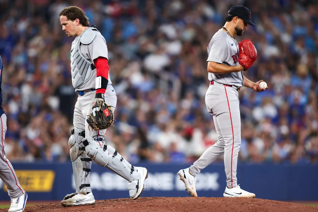 Second guesses abound in Red Sox fourth straight loss Tuesday in Toronto