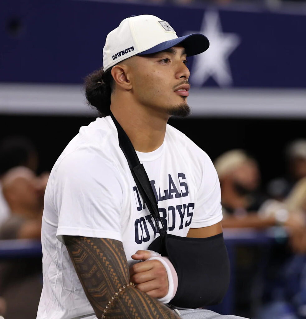 Cowboys Marist Liufau breaks forearm in Saints game