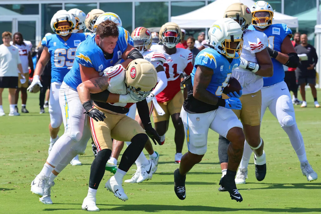 Chargers devastated by injuries in joint practice with 49ers Chargers devastated by injuries in joint practice with 49ers