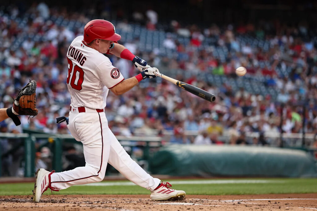Nationals outfielder Jacob Young reaches another power milestone in career year Nationals outfielder Jacob Young reaches another power milestone in career year