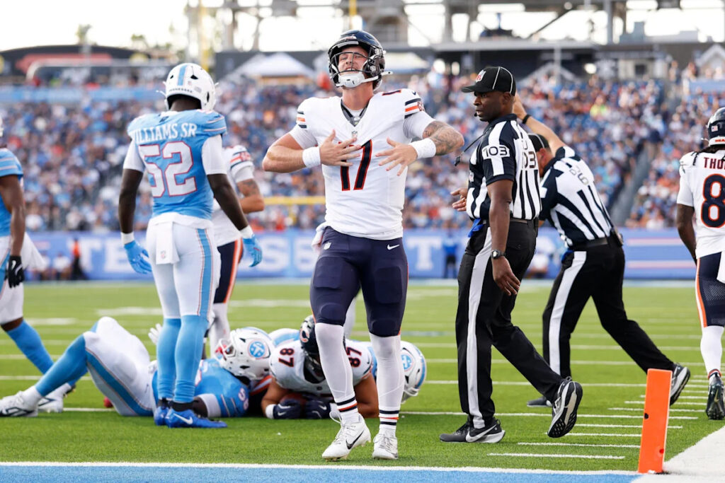 Bears close preseason with a nearly flawless performance by Tyson Bagent Bears close preseason with a nearly flawless performance by Tyson Bagent