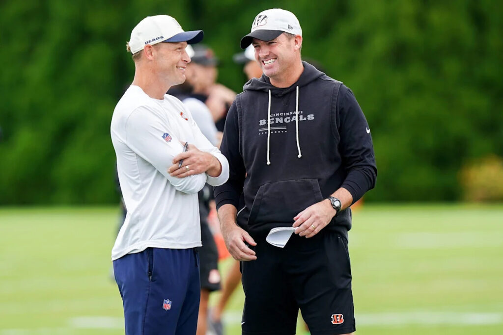 Left Tackle Struggles, Red Zone Success, and More at Bears-Bengals Joint Practice Left Tackle Struggles, Red Zone Success, and More at Bears-Bengals Joint Practice