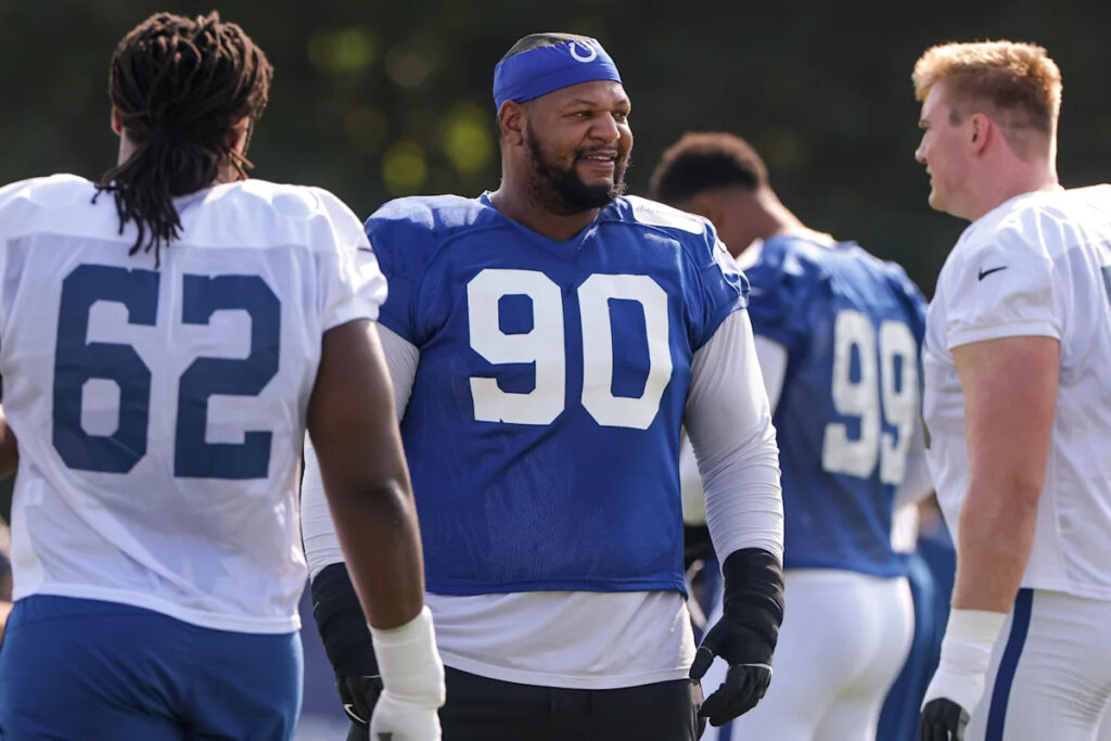 Colts’ Grover Stewart called ‘maybe best player on field’ during Tuesday’s Pats joint training camp practice Colts’ Grover Stewart called ‘maybe best player on field’ during Tuesday’s Pats joint training camp practice