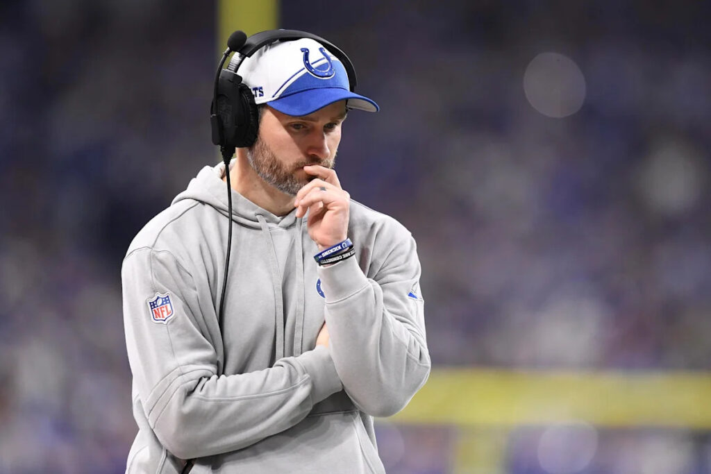 Colts ST coordinator Brian Mason has significant knee injury after close of game collision Colts ST coordinator Brian Mason has significant knee injury after close of game collision