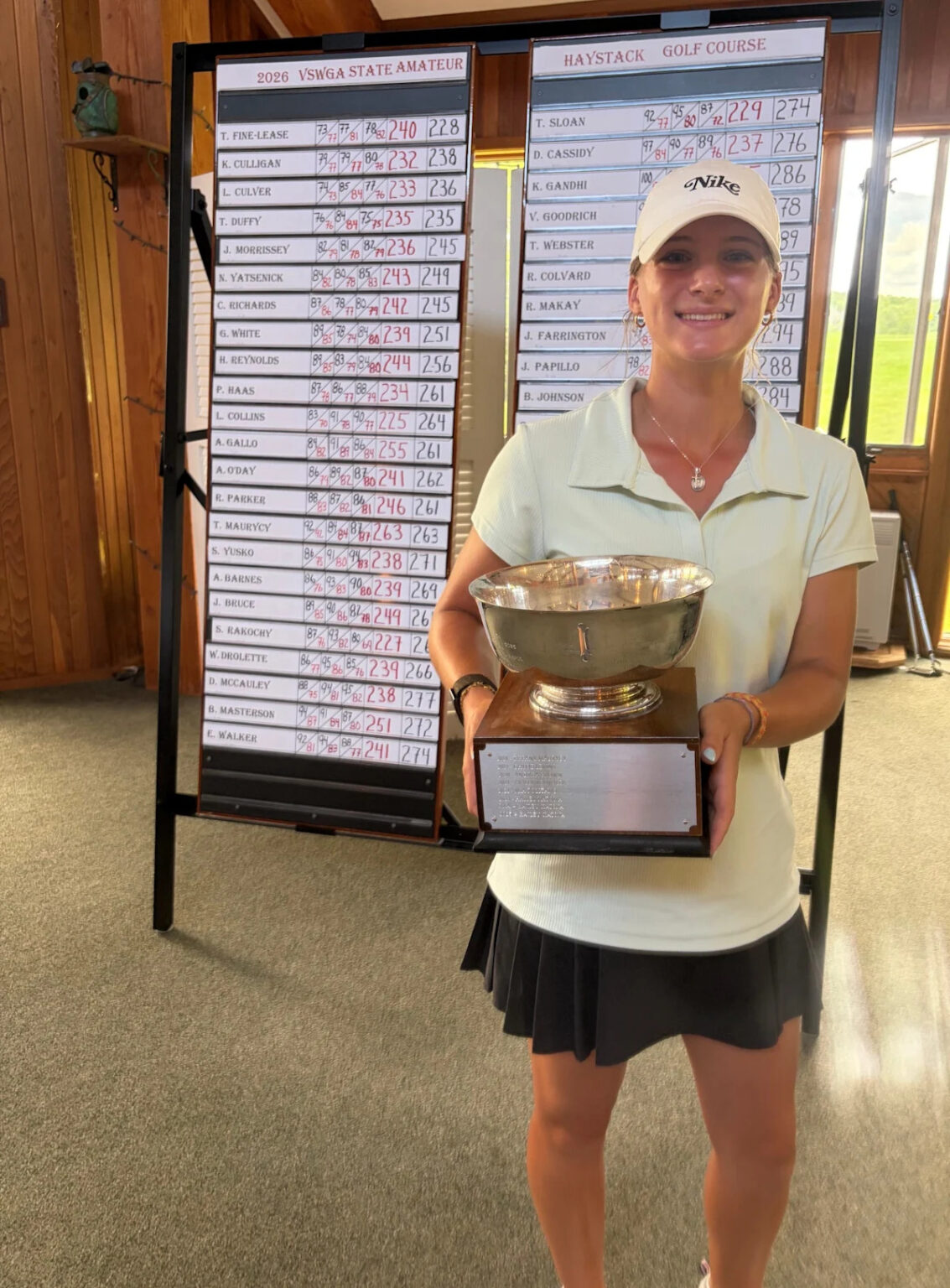 Fine-Lease captures wire-to-wire victory at Vermont women’s Amateur championship
