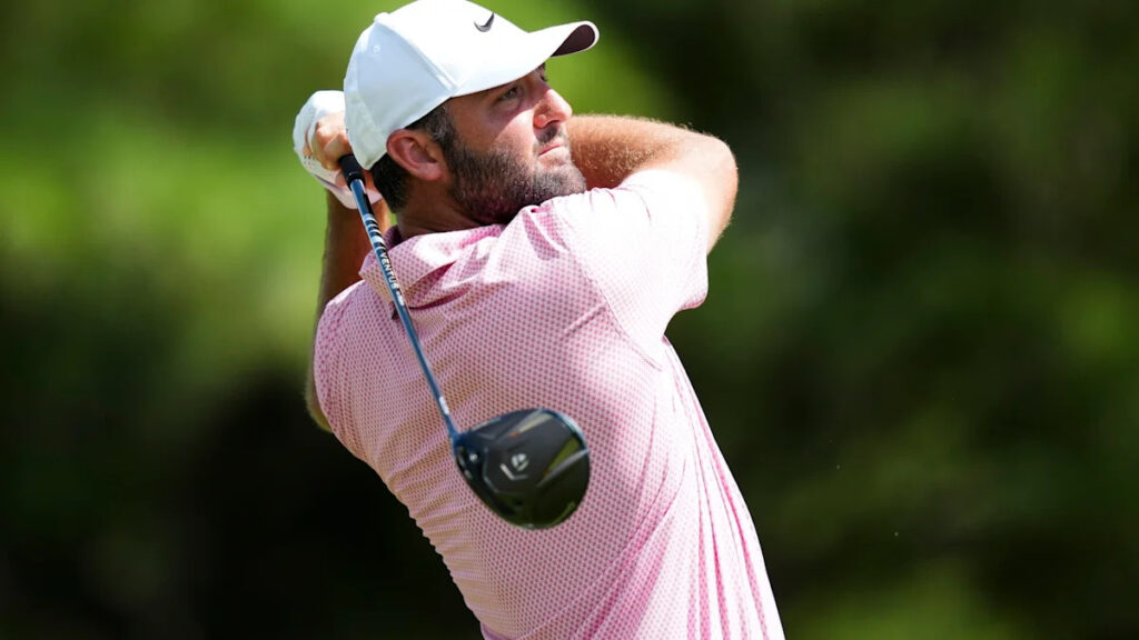 Scottie Scheffler shoots 61 to take 3-shot lead in Memphis in playoff opener