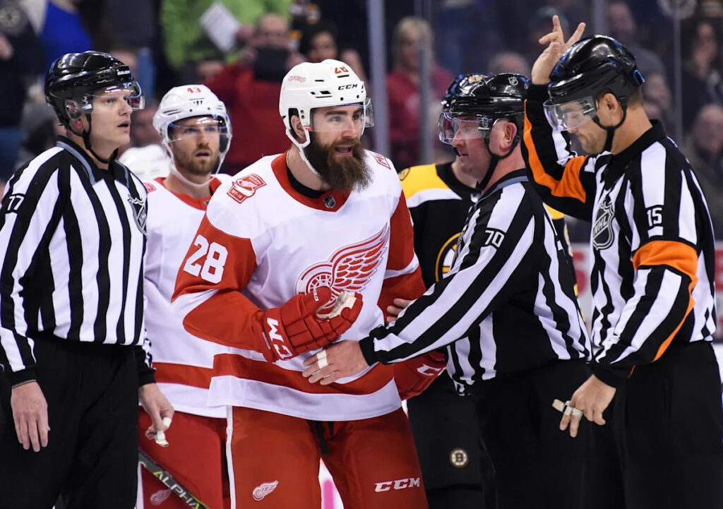 Former Red Wings Defenseman and Michigan Native Goes Viral, Showcasing Grit At 36 Years Old
