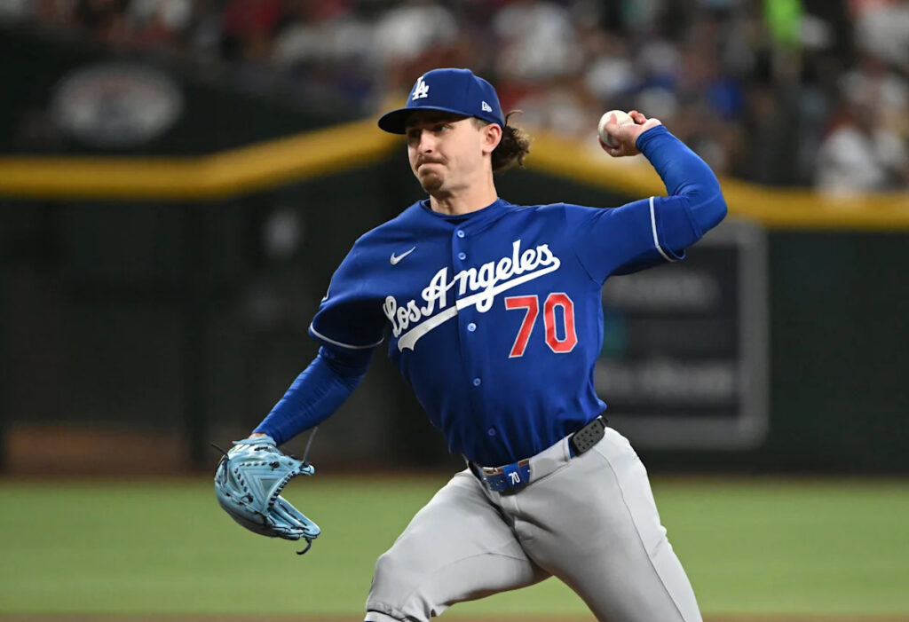 Dodgers place left-handed pitcher Justin Wrobleski on injured list