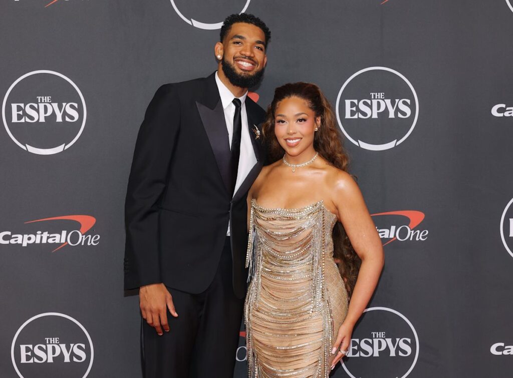 Karl-Anthony Towns, Jordyn Woods get married in Malibu