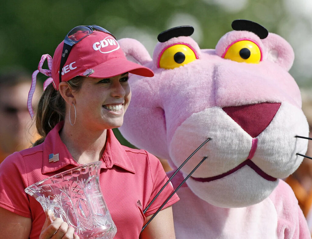 Paula Creamer’s surprise 40th included major champions, Pink Panther Paula Creamer’s surprise 40th included major champions, Pink Panther