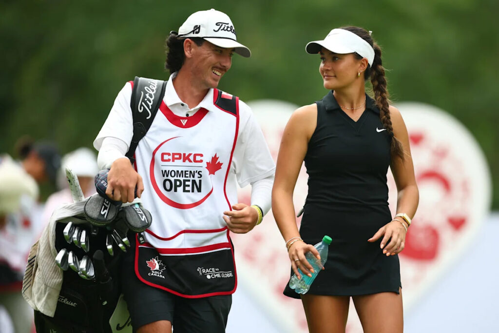 Kiara Romero contending at CPKC Women’s Open, her first LPGA event since turning pro Kiara Romero contending at CPKC Women’s Open, her first LPGA event since turning pro