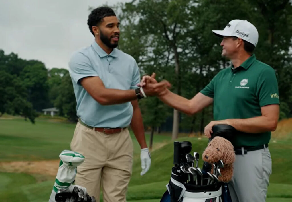 This Boston Celtics star loves golf so much the team had Keegan Bradley on their promo video This Boston Celtics star loves golf so much the team had Keegan Bradley on their promo video