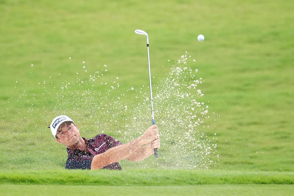 Viktor Hovland avoids penalty in bunker ruling that could’ve cost him  million