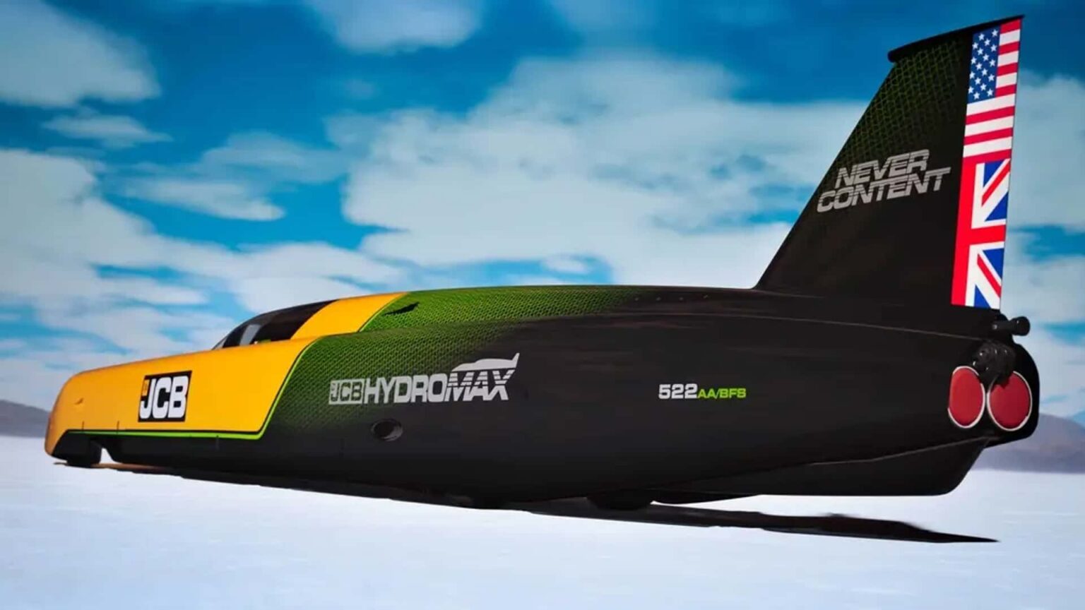 JCB Hydromax Sets 368.347 MPH Record At Bonneville JCB Hydromax Sets 368.347 MPH Record At Bonneville