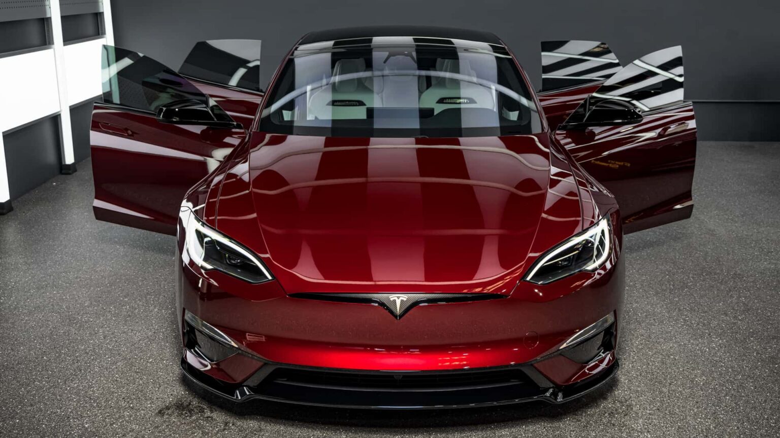 Tesla Design Boss Protects Model S Plaid Signature #001