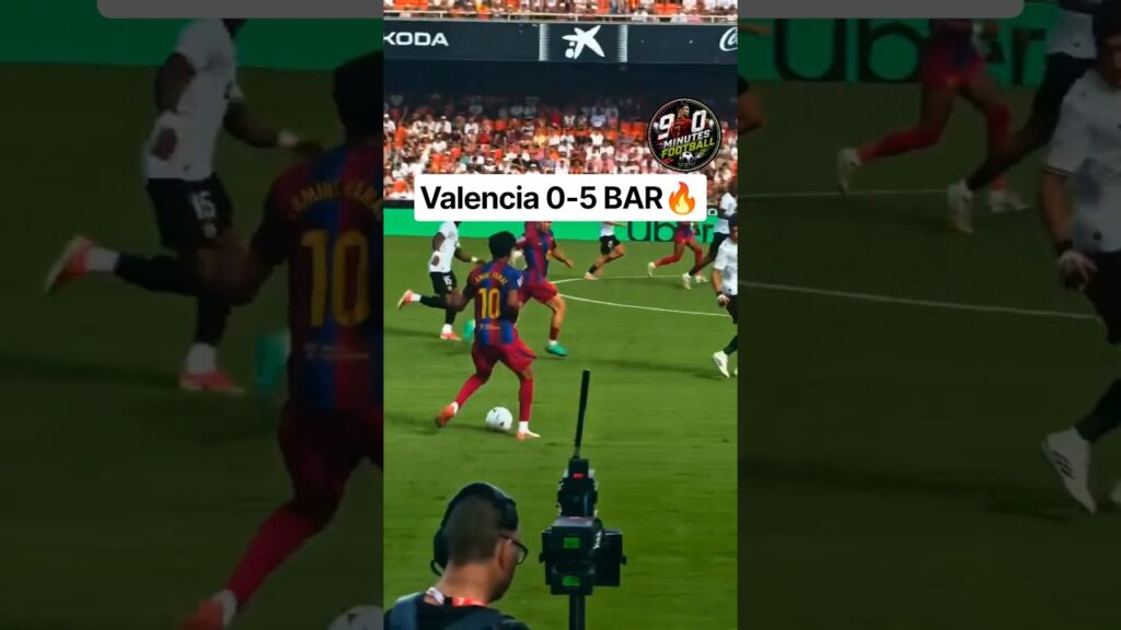 Valencia vs Barcelona Highlights | Spanish Laliga | All Goals Highlights | Lamine Yamal Goal Today