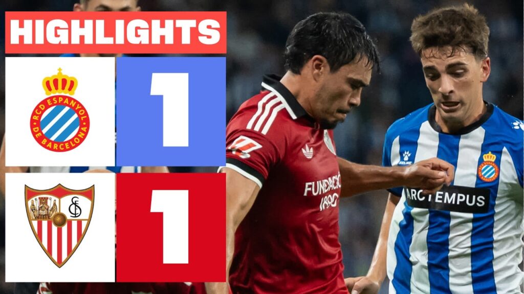 RCD ESPANYOL 1 – 1 SEVILLA FC | RESUMEN LALIGA EA SPORTS