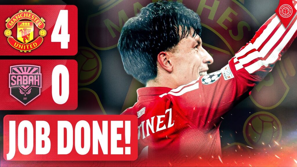 COMFORTABLE! Manchester United 4-0 Sabah FK | Champions League LIVE Match Review