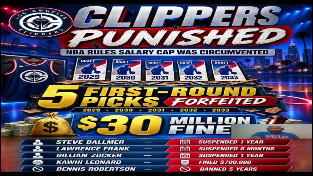 L.A. Clippers Punished? Heavy or Light? #nba #news #basketball #trending #viral #explore #fyp