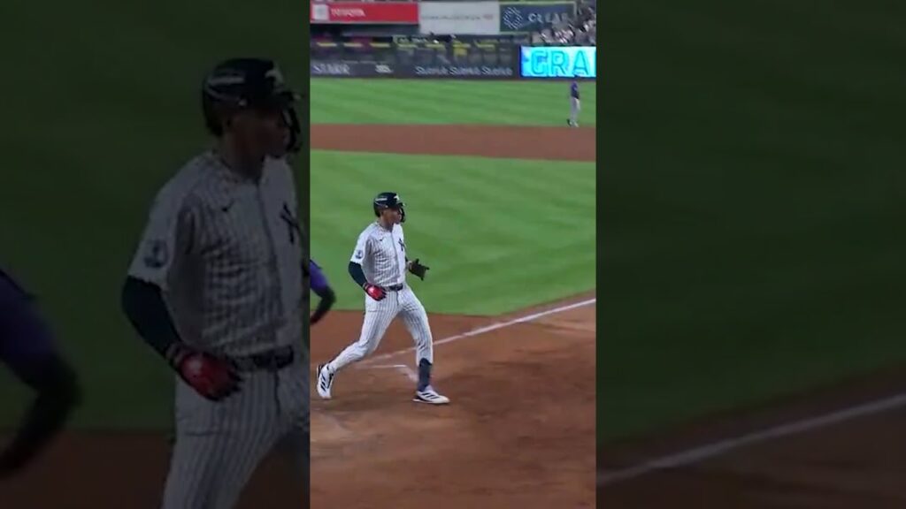 George Lombard hits the Yankees first grand slam of the season and makes it a 5-0 lead! #shorts